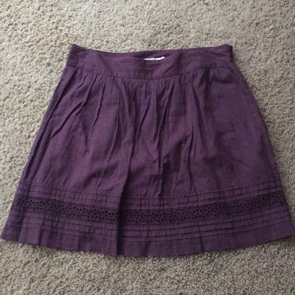 LOFT Dresses & Skirts - The loft purple mini skirt LOFT Dresses & Skirts - The loft purple mini skirt